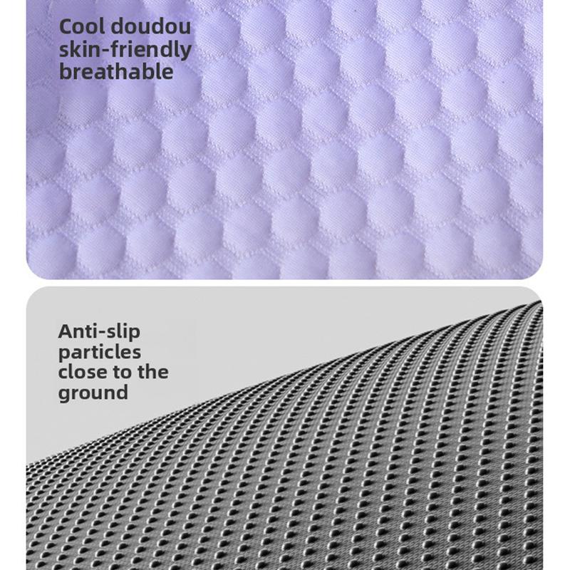 ❄️ Naturally Cool Ice-Silk Pet Mat • Breathable, Washable & Soft