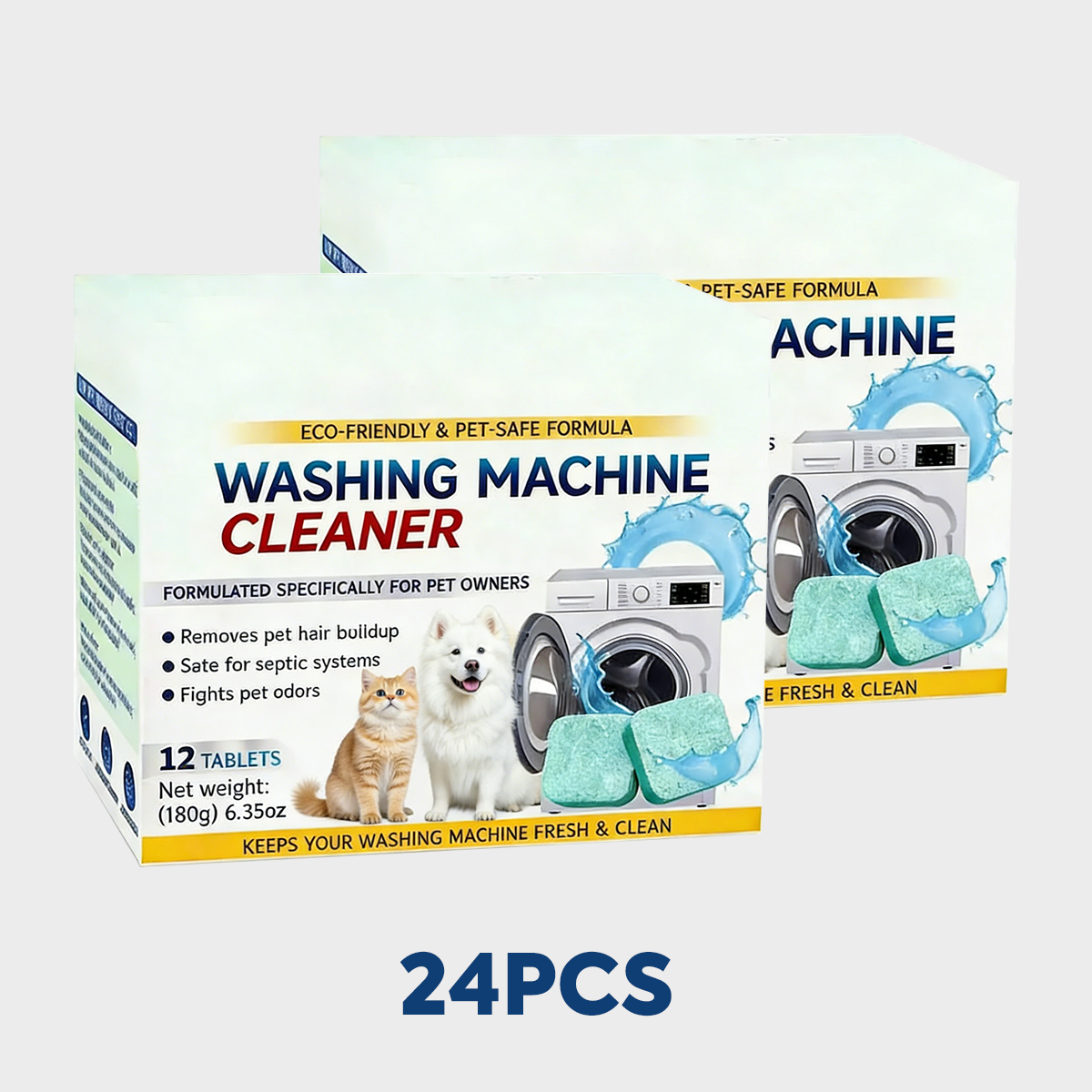 🎉LAST DAY 50% OFF 💦Eco Washer Cleaner: Beat Pet Odors