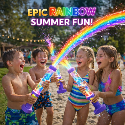🔥LAST DAY 50% OFF🌈 — Rainbow Aqua LED Water Blaster
