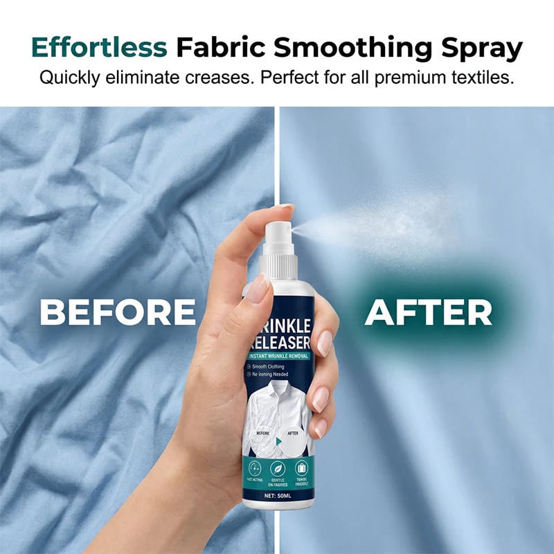👔Hot Sale 49% OFF✨Instant wrinkle release – no iron, travel-ready, static-free & fresh