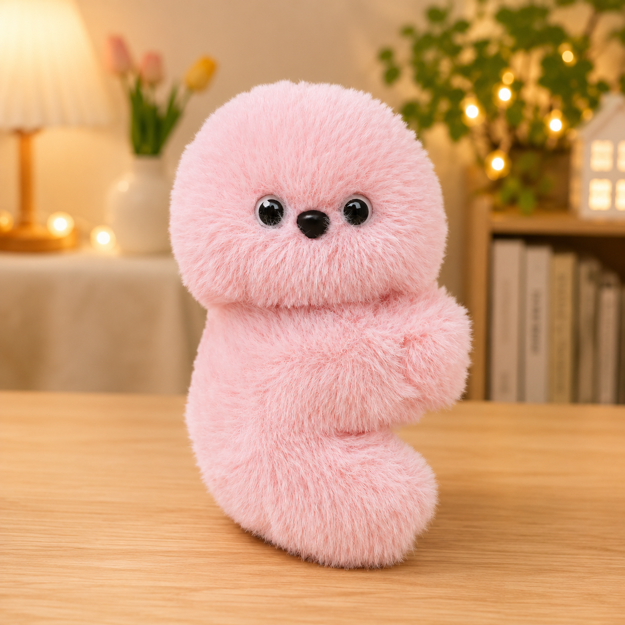 👀💕LAST DAY 70% OFF ✨Cute AI shy Emotional companionship robot doll bag charm plush toy👜-It can sing, turn its head, and learn to speak🤖