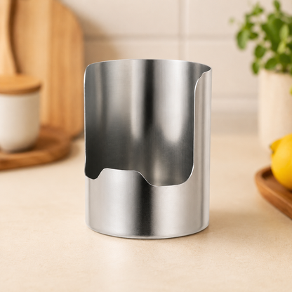 🔥LAST DAY 70% OFF ✨Thickened Stainless Steel Utensil Organizer, Rust Resistant Easy to Clean