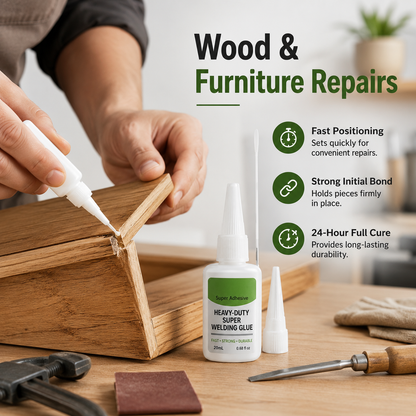 ⚡ Fast-Setting Multi-Material Super Glue