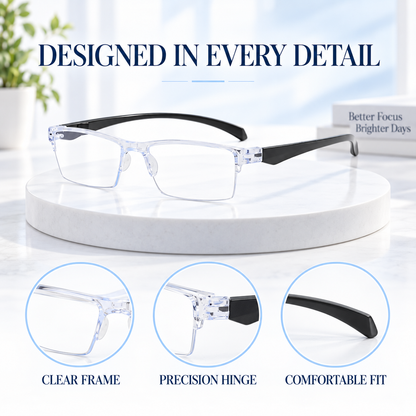 ⏳ FINAL 24 HOURS · 50% OFF👓Smart Focus Blue Light Reading Glasses