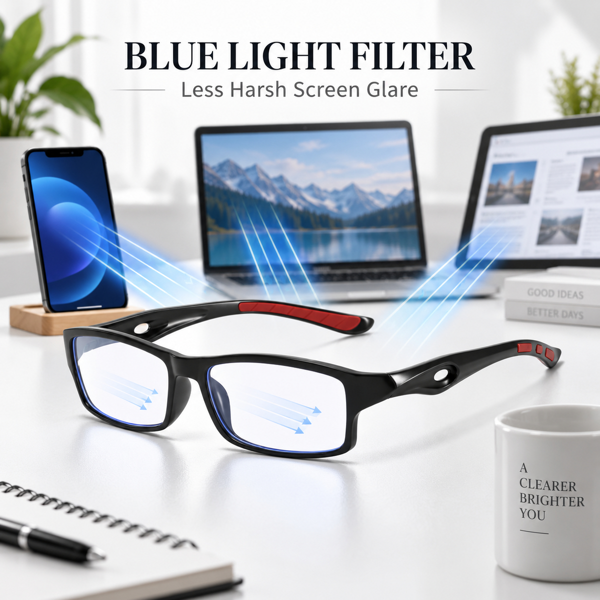 🔥LAST DAY 50% OFF ✨ Smart Blue Light Reading Glasses