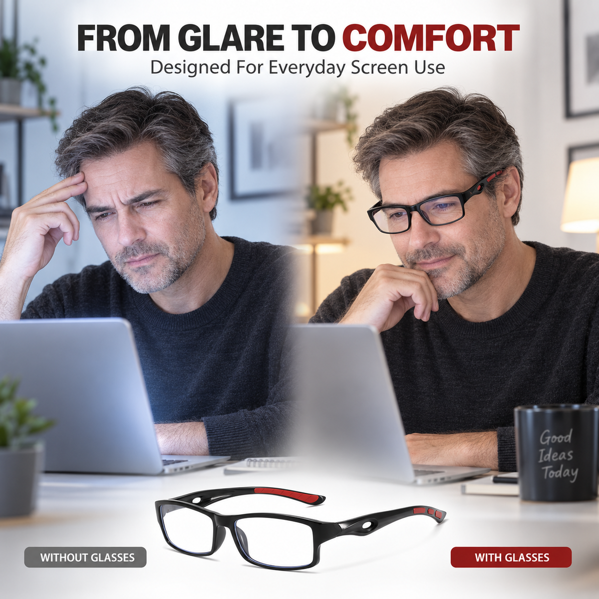 🔥LAST DAY 50% OFF ✨ Smart Blue Light Reading Glasses
