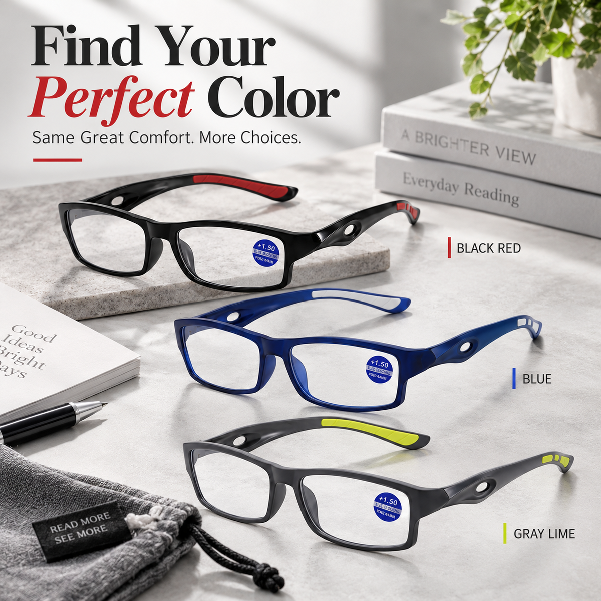 🔥LAST DAY 50% OFF ✨ Smart Blue Light Reading Glasses