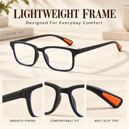 ⏳FINAL 24 HOURS · 50% OFF👓Classic Square Smart Zoom Reading Glasses