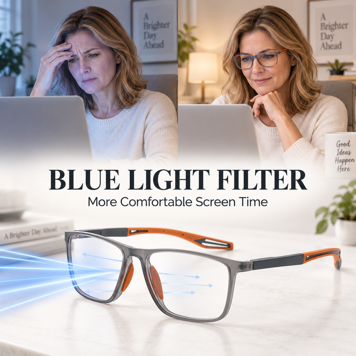 🔥LAST DAY 70% OFF ✨  Smart Zoom Progressive Reading Glasses