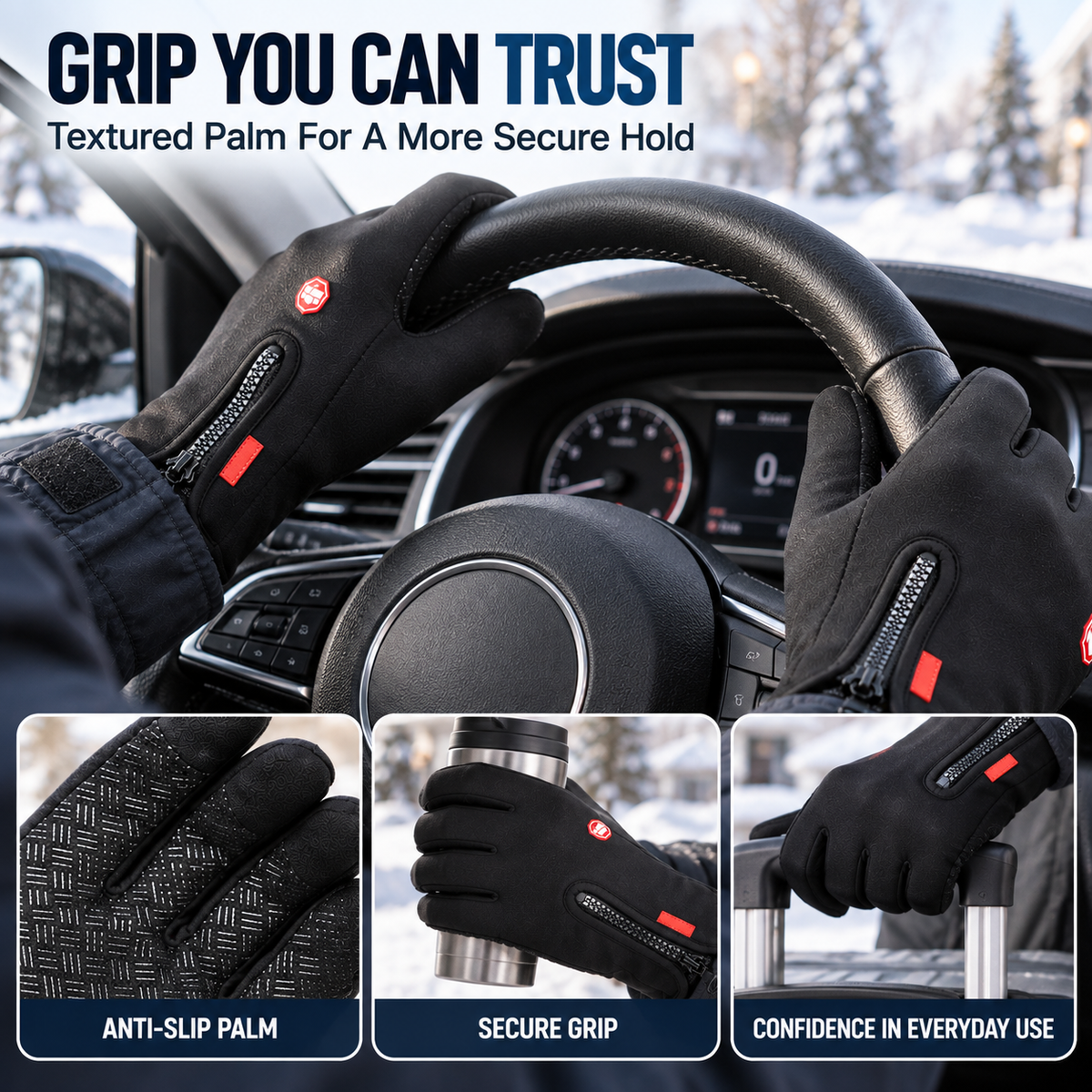 🔥LAST DAY 50% OFF ✨Waterproof Touchscreen Gloves for Outdoor Working