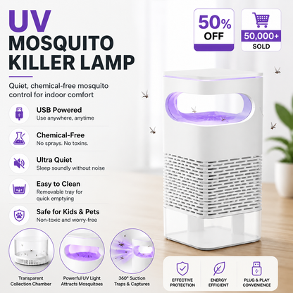⭐ Meet The New & Improved Version - 50% OFF Today! UV Mosquito Killer Lamp