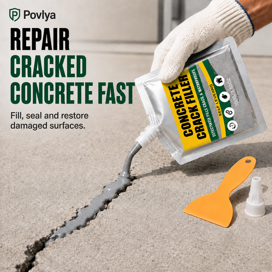🏠 ✨LAST DAY 50% OFF ✨Waterproof Concrete Crack Filler for Indoor & Outdoor Use