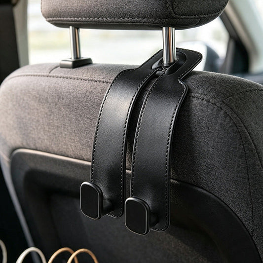 ⏳ FINAL 24 HOURS · 50% OFF🚗2-in-1 Car Headrest Hooks – Hold Bags And Phones