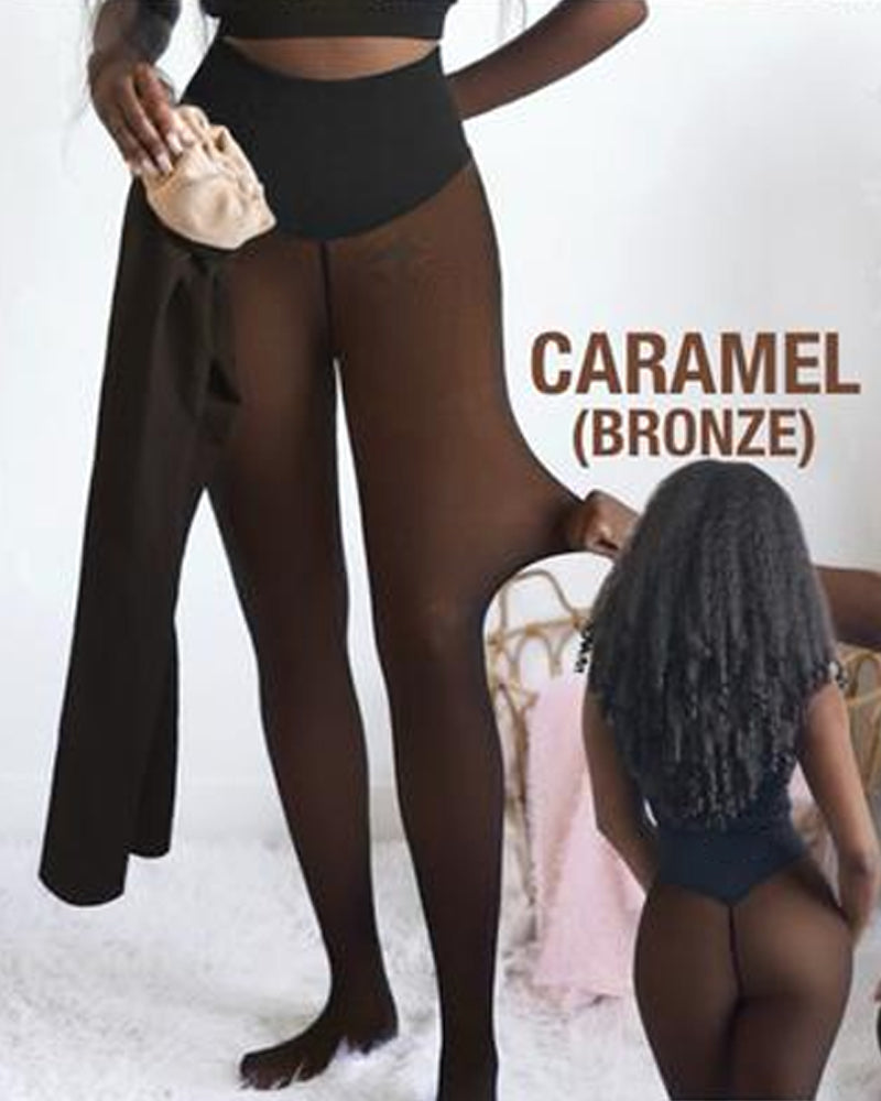 ⏳ FINAL 24 HOURS · 50% OFF❄️ One-Seam Fleece-Lined Leggings with Bare-Leg Look