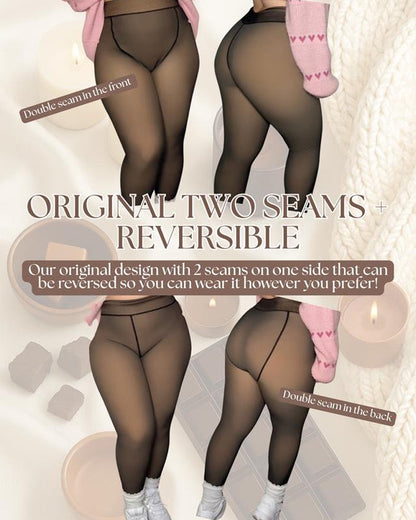 ⏳ FINAL 24 HOURS · 50% OFF❄️ One-Seam Fleece-Lined Leggings with Bare-Leg Look