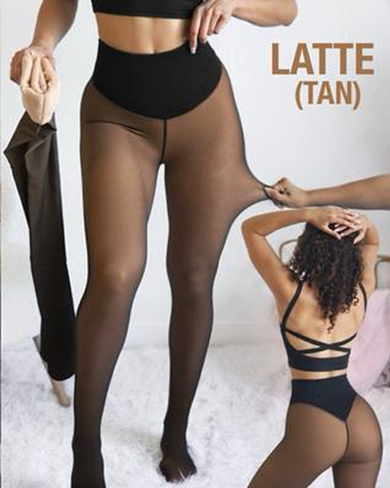 ⏳ FINAL 24 HOURS · 50% OFF❄️ One-Seam Fleece-Lined Leggings with Bare-Leg Look