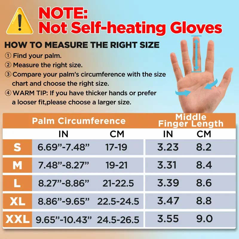 🔥LAST DAY 75% OFF ✨ Winter Gloves Women Men Gloves Liners Thermal Warm Touch Screen