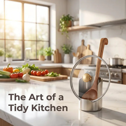 🔥LAST DAY 70% OFF ✨Thickened Stainless Steel Utensil Organizer, Rust Resistant Easy to Clean