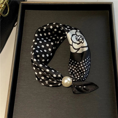 🏆25K+ SOLD 🔥2026 HOT SALE ✨ Effortless Glamour: Pop-On Pearl Necklace Scarf 🧣