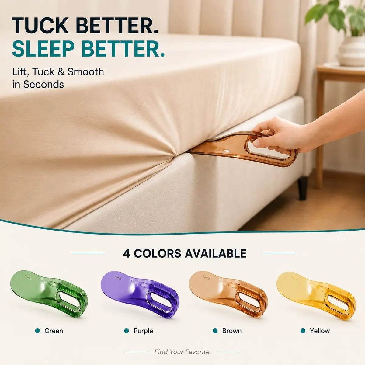 2 IN 1 MATTRESS LIFTER & BED SHEET TUCKER TOOL