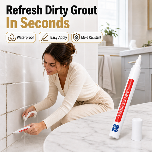 🔥✨LAST DAY 50% OFF ✨Anti-mould and waterproof joint pen for ceramic tiles