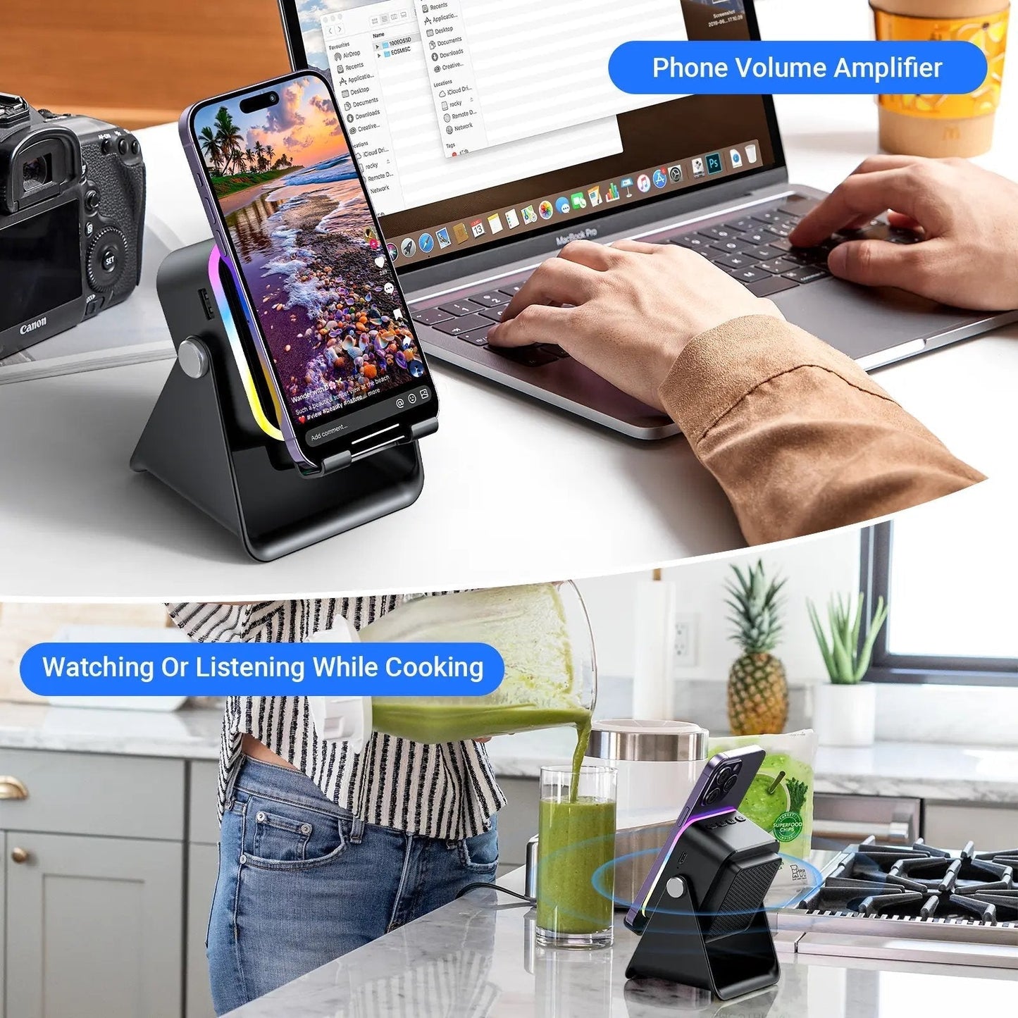 📱LAST DAY 50% OFF📣Wireless Induction Audio Speaker Stand