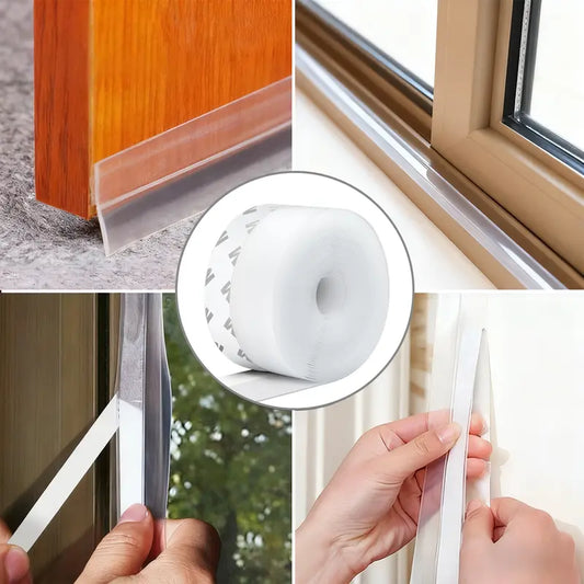 🔥Lasy day 50% OFF-🔥16.4Ft Door Weather Stripping | Adhesive Draft Stopper Seal Strip for Doors, Windows & Shower Doors