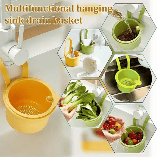 🔥 Hot Sale 50% OFF 🔥BVJ®Multifunctional hanging sink drain basket