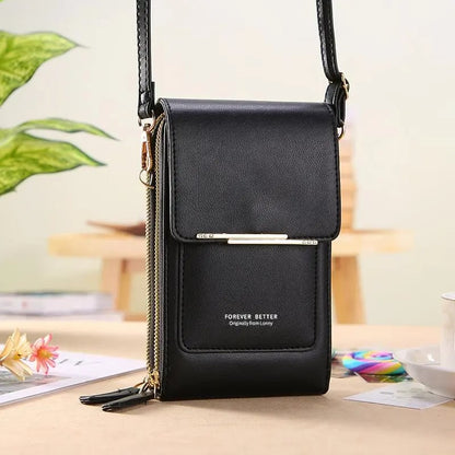 💞LAST DAY 75% OFF ✨👜📱Larnto® Simple and elegant women's touchscreen crossbody phone wallet Upsell
