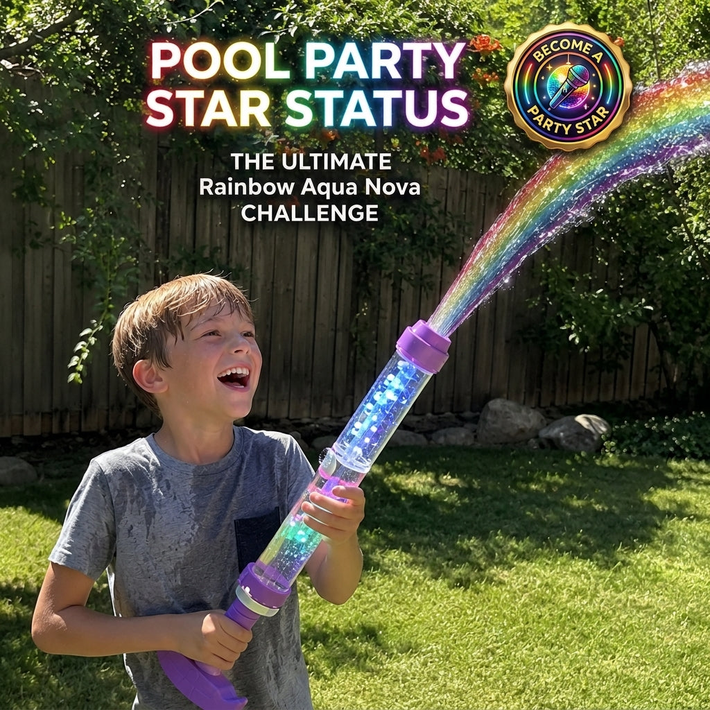 🔥LAST DAY 50% OFF🌈 — Rainbow Aqua LED Water Blaster