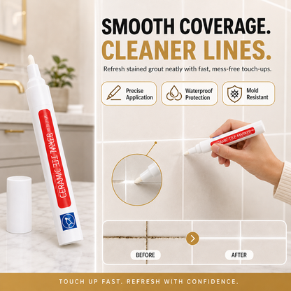 🔥✨LAST DAY 50% OFF ✨Anti-mould and waterproof joint pen for ceramic tiles