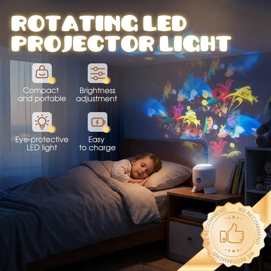 Dobryla®✨2026 HOT SALE 50% OFF 🌙3-Theme Dynamic Rotating Light Projector