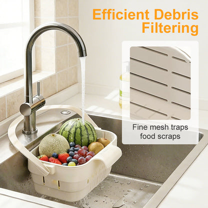 Fold-Flat Space-Saving Sink Strainer