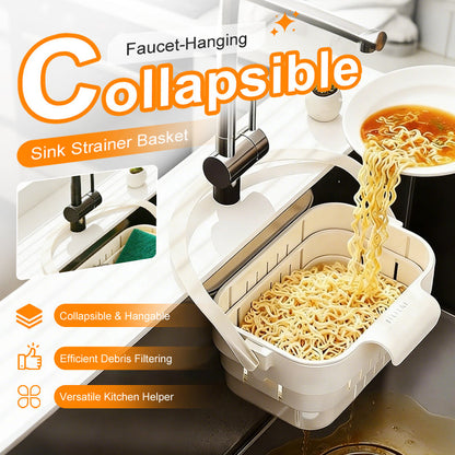 Fold-Flat Space-Saving Sink Strainer