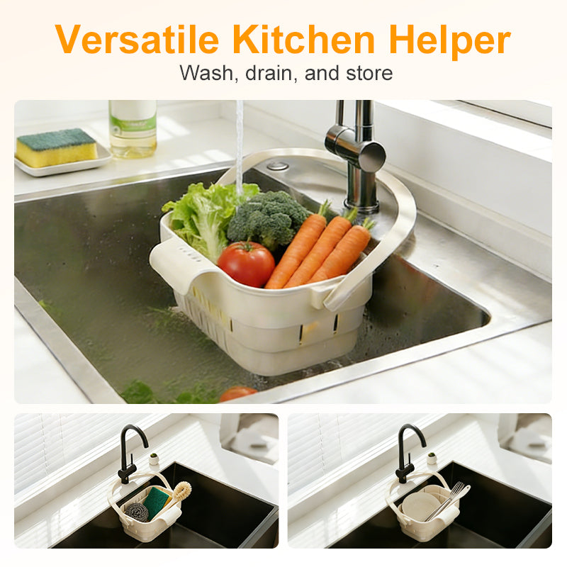 Fold-Flat Space-Saving Sink Strainer
