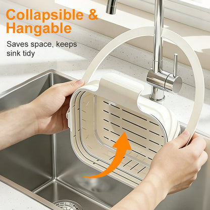 Fold-Flat Space-Saving Sink Strainer