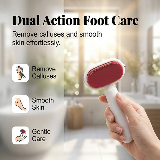 ⏳ FINAL 24 HOURS · 50% OFF🦶Double-Sided Foot Scraper for Smooth Heels