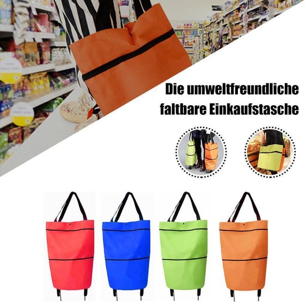 Dobryla®🔥HOT SALE 50% OFF🔥Foldable 2-in-1 Shopping Bag