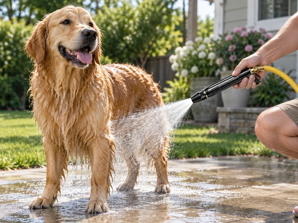 Sprayer nozzle used for pet washing